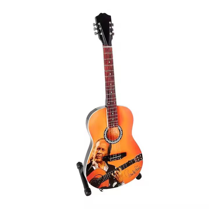 JM Forest MGT-5920 Miniatura de guitarra clásica española coleccionable de adorno - 1