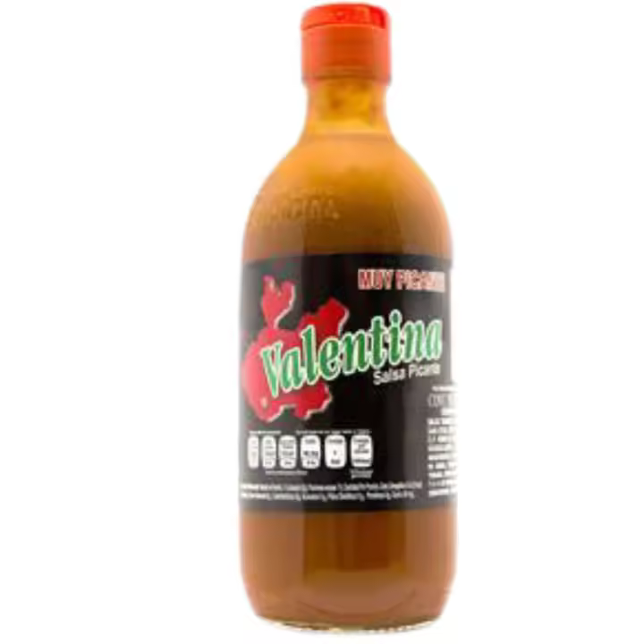 Salsa Valentina Roja x 370 ml- Salsa Valentina picante (etiqueta negra) muy picante x 370ml - 1
