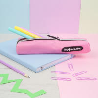 Starplast Estuche de 1 Cremallera Fino - Estuche de Tela, Resistente, Portatodo, Uso Escolar - details 1