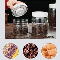 Juego De Botellas De Vidrio Para Almacenamiento De Café Té Y Dulces Con Tanque Aire Sujeto Tipo Presión Cierre Hermético Para Conservación De Frescura Capacidad De 500-1800ml - details 7