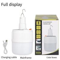 Lámpara Solar Recargable USB Bombilla LED Para Hogar Mercado Camping Iluminación Emergencia Luz Del Día Solar Bombilla Incluida - details 7