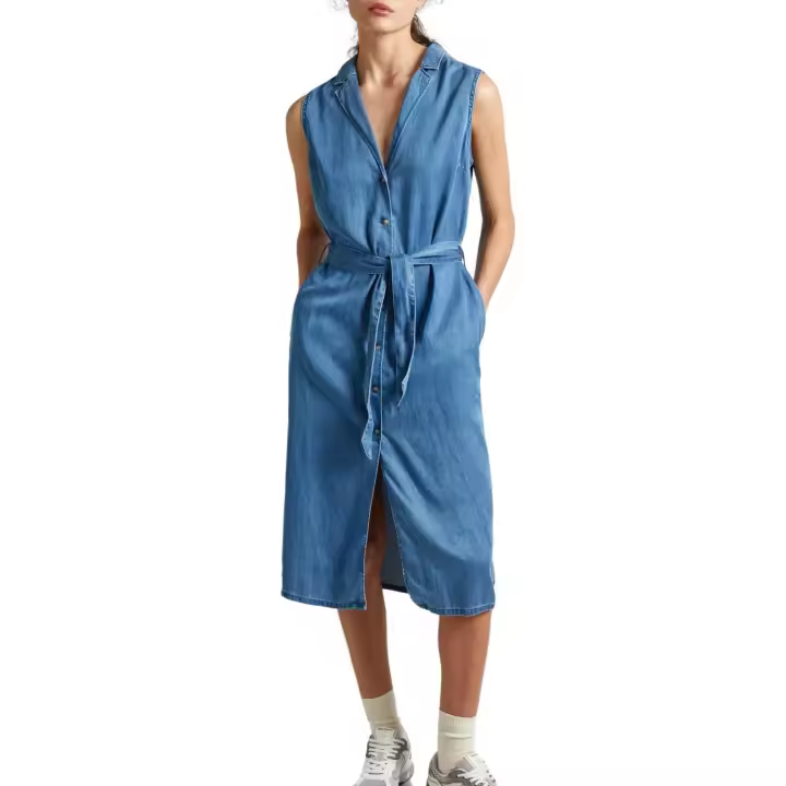 Vestido Pepe Jeans Maggie Denim Para Mujer - 1