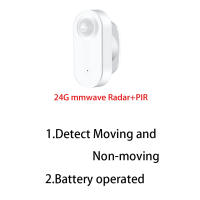 Sensor De Movimiento Y Presencia Humana Tuya Zigbee Con Detección PIR Y Luz Medidor Operado Por Batería Soporte Zigbee2mqtt Assistant Para El Hogar - details 0
