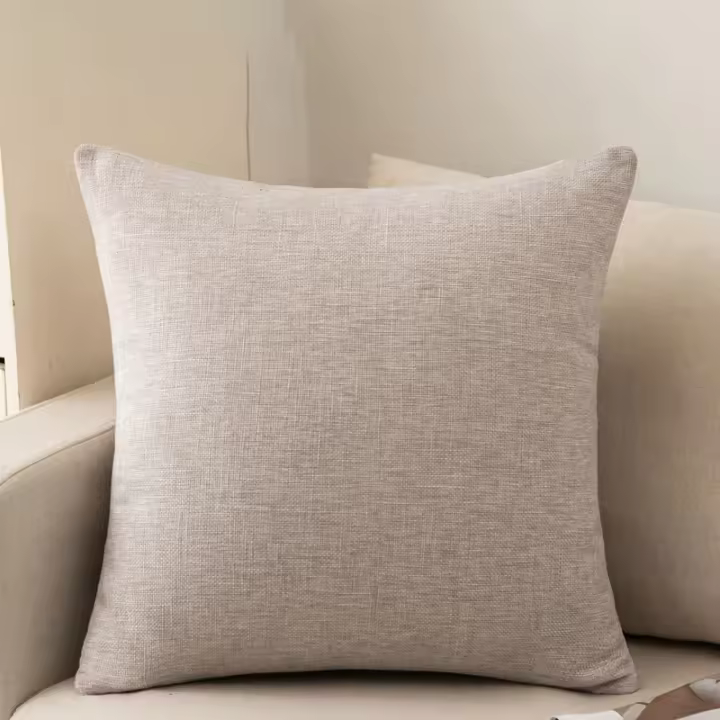 2 pieza Cojín Sofá Moderno Simple De Color Cubierta De Cojín Para Sala De Estar 100% Poliéster Cuadrado Sin Núcleo Decorativo Y De Asiento - 1