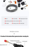 600W Hidrolimpiadora Portátil Sin Cables 30Bar Alta Presión 30BAR/435PSI - Batería Litio Recargable 24V/48V, 5M Manguera, 40 Min Autonomía - Ideal para Coche y Hogar (Pack 1 o 2 Baterías) - details 11