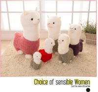 Muñeco De Peluche De Alpaca Lindo En 6 Colores Animal Kawaii Para Decoración De Hogar Y Juguete Para Niños Regalo De Cumpleaños Suave Y Cálido - details 3