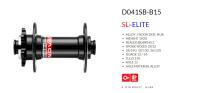 Novatec Hub De Bicicleta MTB Delantero Boost 32 Agujeros D041SB-15 15x110mm Thru 15x100mm Para Disc Brake Aleación De Aluminio - details 0