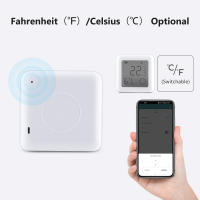Sensor De Temperatura Y Humedad Inteligente MOES Tuya Con Pantalla LCD Control Remoto Por App Y Voz Compatible Con Google - details 7
