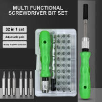Juego De Destornilladores De Precisión 32-en-1 Magnético Herramienta De Reparación Para Móviles IPad Cámara Mini Kit De Bits De Destornillador - details 0