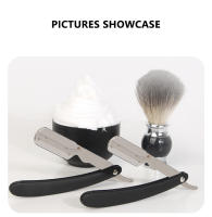 Cuchillo De Afeitar Plegable De Acero Inoxidable Para Hombres Barbero Cuchilla De Cejas Afeitadora De Barba Accesorios De Cabello - details 8