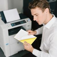 Etiquetas Adhesivas Autoadhesivas Blanco A4 25 Hojas Papel De Superficie Mate Para Impresora Laser Y De Tinta - details 3