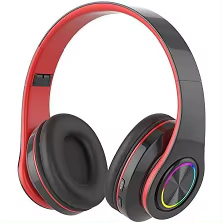 Auriculares Auriculares inalámbricos Bluetooth con micrófono con cancelación de ruido, auriculares internos con pantalla de carga LED y estuche de carga - 1