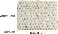 Funda acolchada para portátil, funda con diseño floral, funda acolchada para portátil, compatible con portátiles de 14" - details 4