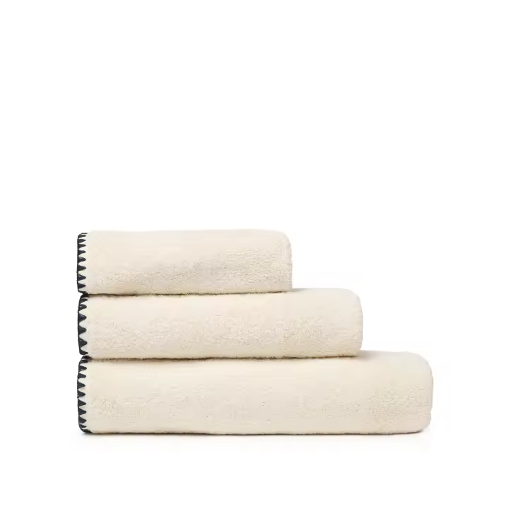 TEXTURA Toalla de baño de rizo de algodón Unimax color marfil crudo100% Algodón, Rizo, Liso, Disponible en: Toalla Tocador/Toalla Lavabo/Toalla Baño - 1