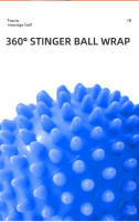 Bola De Masaje De Yoga Con Espinas De 7cm En PVC Para El Deporte Y La Fitness Alivio Del Estrés Muscular Bola De Masaje De Rehabilitación - details 3