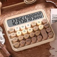 Calculadora grande silenciosa de 12 dígitos, botones grandes, pantalla LCD grande, interruptor mecánico de color degradado, calculadora para oficina, escuela, estudiante - details 1