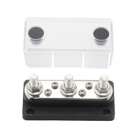 Bloque De Terminales De Autobús 300A 48V Con Cubierta Y Estacas De 3/8 Para RV Marina Barco Vehículo Caravana Nylon Fibra De Vidrio PC - details 4