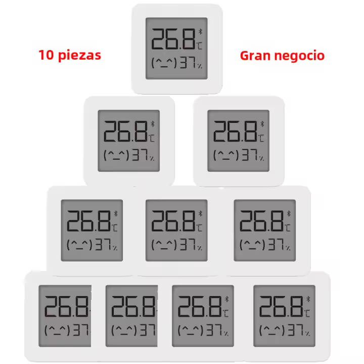 Termómetro Y Higrómetro Inteligente XIAOMI Mijia Bluetooth 2 Digital Control Remoto Con APP Mijia Compatible Con USB Magnético - 1