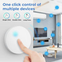 Interruptor Inteligente ZigBee Botón Escena Controlado Por Batería Automatización Compatible Con Dispositivos Zigbee Y Zigbee2mqtt - details 2