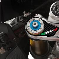 RSV4 Triple Clamp Yoke Sticker Para Motocicleta Aprilia RSV4 2009-2017 Material De Resina Epoxi Adhesivo De Apariencia De Carbono - details 1