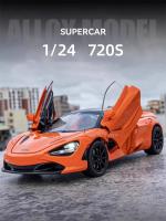 McLaren 720s Super Deportivo De Escala 1/24 En Aleación De Metal Modelo De Simulación Con Sonido Y Luz Juguete Retroalimentado Para Niños Regalos - details 0