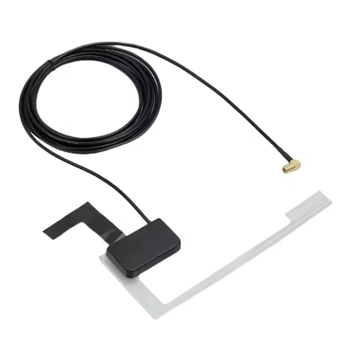 Aerial DAB Activo Con Adaptador SMB Antena Oculta Para Radio Estéreo Receptor Automóvil ATV Carro Camión Ventana Puerta Rápidamente - 1