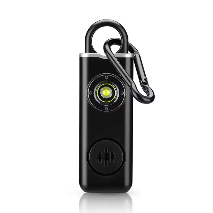 Alarma De Panico Para Mujeres Y Niñas Con Alerta Anti-Lobo Autodefensa Con Sirena De 130dB Recargable Por USB Alarma Emergencia Loud - 1