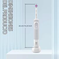 Cepillo eléctrico Oral-B Vitality 100 recargable, vibra cada 30s, limpieza 3D superior y blanqueamiento dental, esencial - details 4
