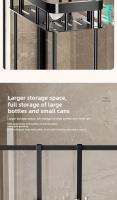 Rack De Almacenamiento Para Baño Colgante Sobre Puerta Caddy De Ducha Doble Capa Organizador De Estante De Ducha Moderno Y Sencillo - details 6