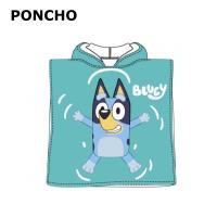 Poncho BLUEY,Toalla de niño Infantil de baño y Playa con Capucha,MICROFIBRA 100% POLYESTER,cm,fespu - details 0
