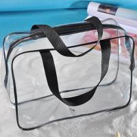 Neceser de viaje transparente para hombre y Mujer, 3 unidades, Negro color - details 1