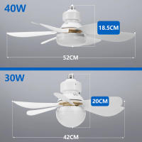 Lámpara De Techo LED 30W Con Control Remoto E27 Para Dormitorio Cocina Sala De Estar Estudio Decoración Del Hogar 85-265V - details 9