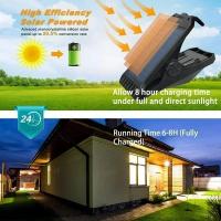 Lámpara Sensor Solar Recargable Por USB Para Exteriores Iluminación Super Brillante Para Plantas Camping Patio Jardín - details 1