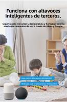 Sensor De Temperatura Y Humedad WiFi Tuya Con Monitorización Remota Por App Compatible Con Alexa Y Google Assistant Para Hogar Inteligente - details 9