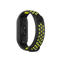 Correa de silicona deportiva para Xiaomi Mi Band 5 Mi Band 6 pulsera ajustable con cierre de fondo y impermeable - details 0