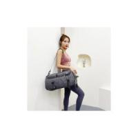 Bolsa de fitness, Bolsa de viaje Ligera y portátil para entrenamiento Deportivo para Mujer, Bolsa de Natacion para yoga con separación en seco y húmedo, mochila para hombres, Negra - details 3