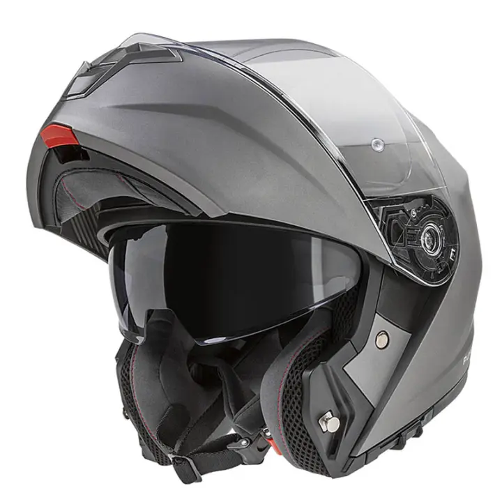 Casco de Moto Modular Garibaldi G100 Solid Antracita Mate - 1