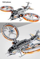 Set De Juguetes De Construcción REOBRIX 1020PCS Space Series Starfighter Interstellar Warship Model Para Niños Mayor De 6 Años Regalo Ideal Para Niños Y Niñas - details 1