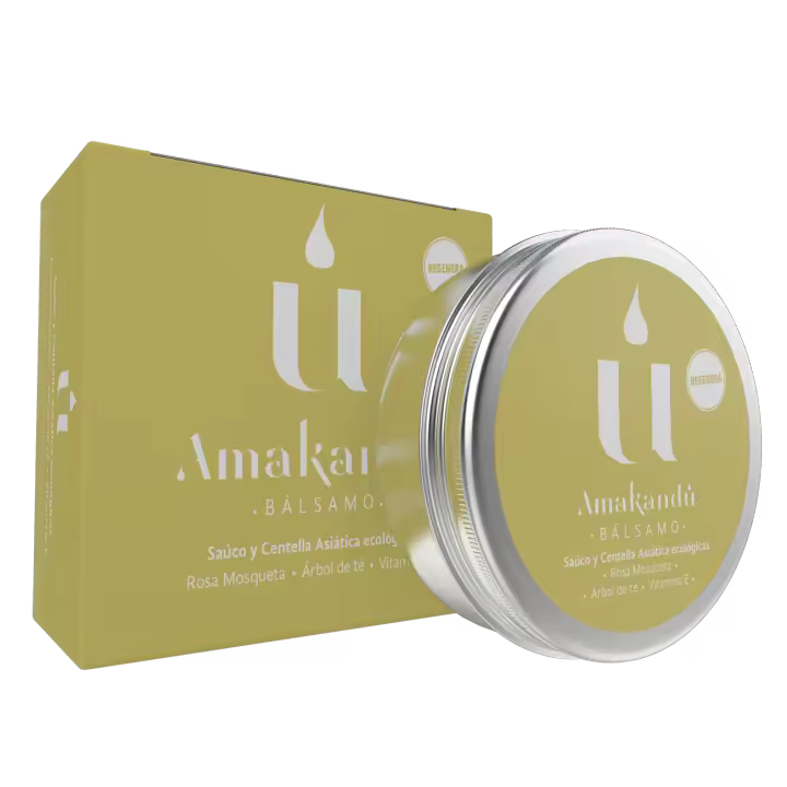 Amakandu-Bálsamo para Cicatrices ecológico, natural y vegano, Eliminación de Cicatrices y Moratones, Repara Estrías, cicatrices de Cesáreas, Manchas de Acné, cicatrices de afeitado_Hecho en España_50 ML - 1