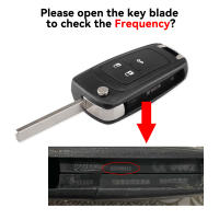 Llave De Coche KEYYOU 2/3/4/5 Botones DIY Para OPEL/VAUXHALL Astra J Corsa E Insignia Zafira C 2009-2016 315 / 433MHz ID46 Chip - details 1