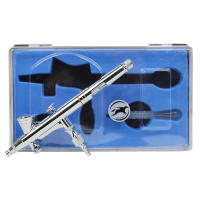 Hymair Aerógrafo Neumático 0.2mm con Depósito de Gravedad Fijo de 2 ml - Pistola Profesional de Alta Atomización - details 0