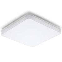 Lámpara de techo, 18W 1800LM Plafon Techo LED, Ip44 Impermeable, Cuadrada Led Lámpara de Baño Cocina Dormitorio Salón Pasillo Habitación Blanco Neutro 4000K [Clase de eficiencia energética A] - details 2