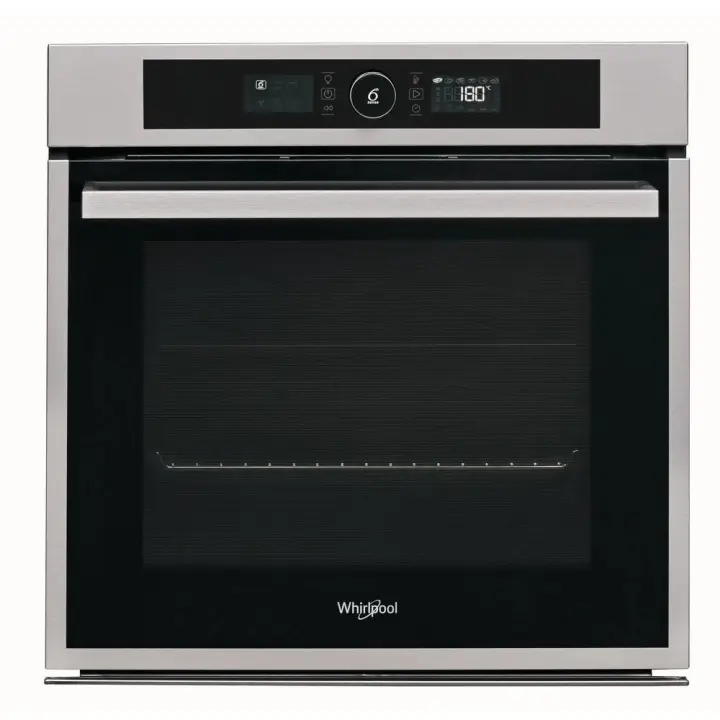 Whirlpool - Horno multifunción pirolítico OAKZ9 7961 SP IX de 73 L, clase energética A+, acero inoxidable, autolimpieza a 500 °C - 1