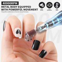 Máquina De Uñas Eléctrica Portátil Profesional 40000RPM Recargable Bajo Ruido Para Manicura Y Peluquería De Perros Herramienta De Esmeriladora De Uñas - details 12