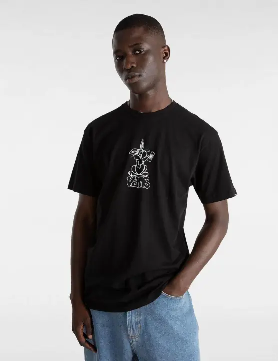 Vans Camiseta Crazy Eddy SS Negra Hombre - 1