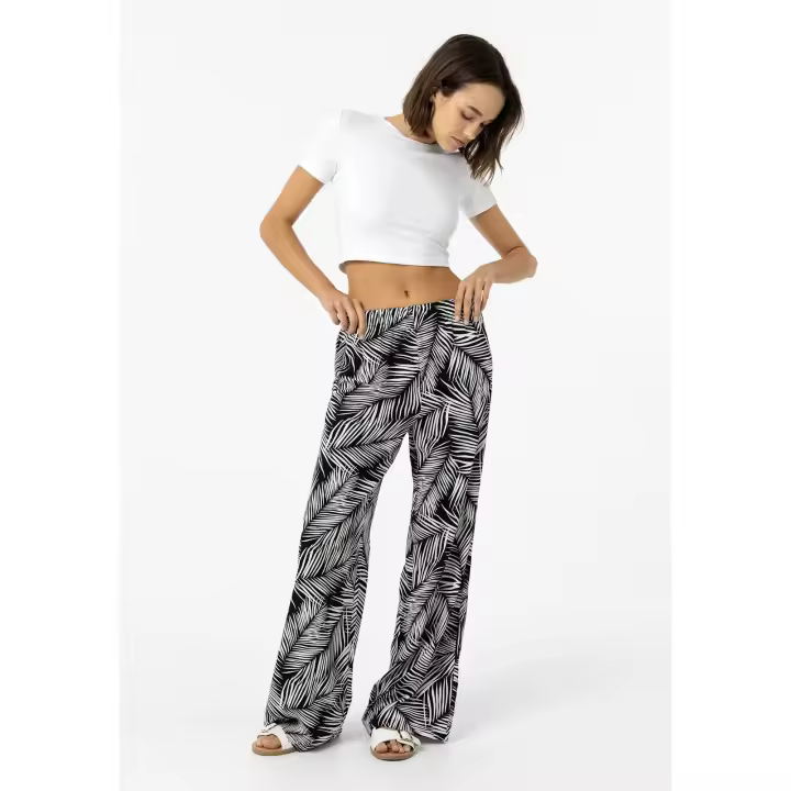 Tiffosi Pantalón Wide Leg Nolita Estampado - 1