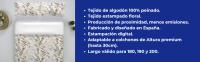 FACTORY COLCHON - Set Funda Nórdica Maimadi + Funda Almohada Anti Ácaros Antibacteriano Hipoalergénico Transpirable Algodón - details 2