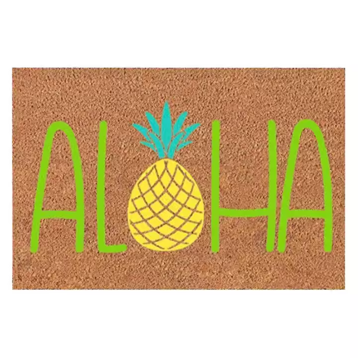 Black Friday 2023 Upside Down Pineapple Door Mat,23.6 X 15.7 Inch Indoor Outdoor Entrance Doormat Non Slip Cute Fruit Decorative Carpet For Holiday Ba - 1