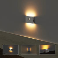 Lámpara Nocturna Inteligente LED Con Sensor De Movimiento Recargable Tipo-C Luz Magnética Sensing Humana Lámpara De Noche Para Libros - details 4