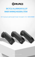 RIRO Tímbrido De Bicicleta Ultraligero De Aluminio Forjado/CNC Con Espaciador Para Manillar De Carretera 80/90/100MM - details 0
